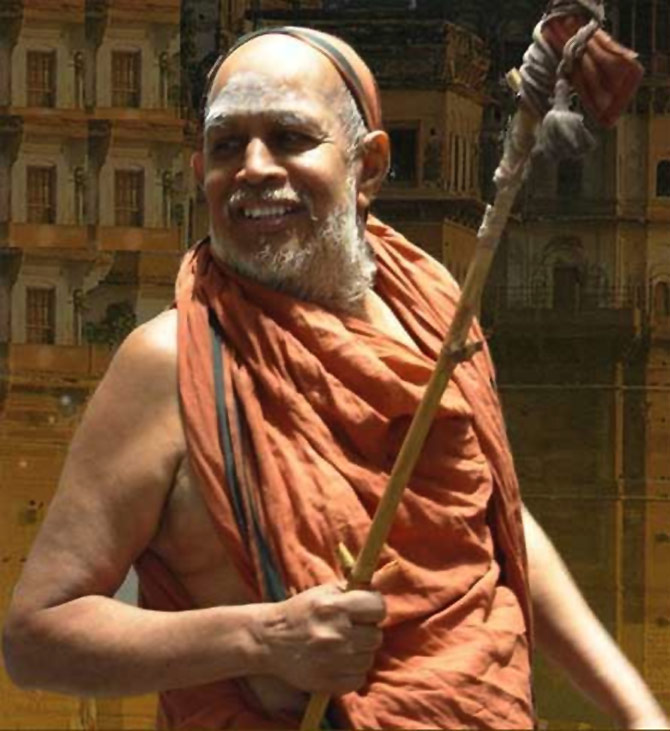 Jayendra Saraswati is the sixty-ninth Shankaracharya of the Kanchi Kamakoti Peetham