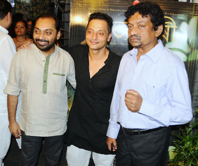 Anindya Chatterjee, Sujoy Ghosh and filmmaker Goutam Ghose