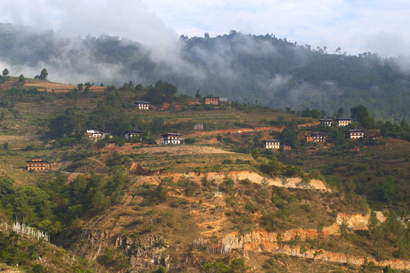 Ritsha Village in Punakha