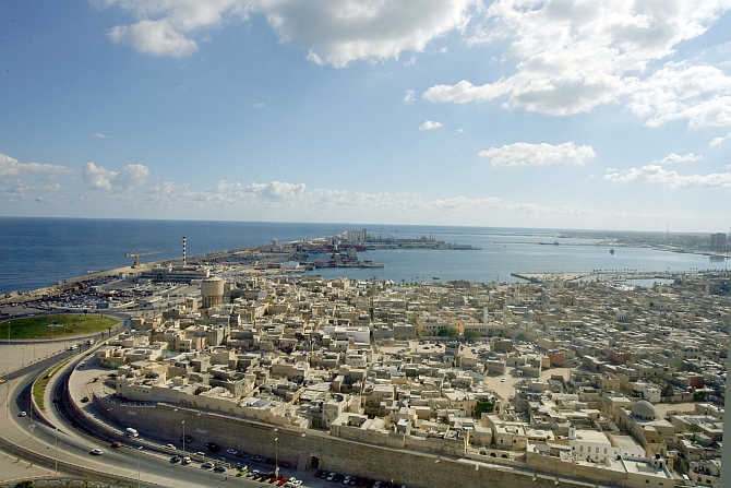 Tripoli's Old City in Libya.