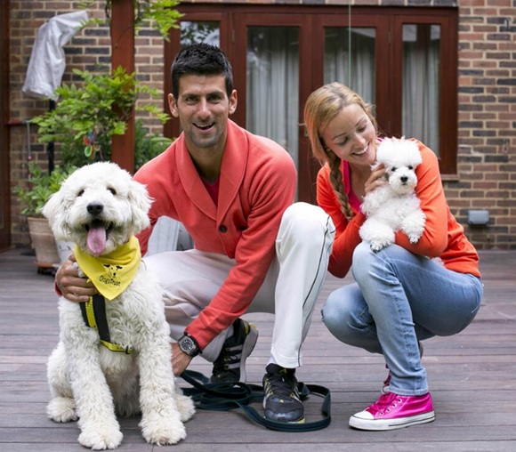 Djokovic’s fiancee Jelena Ristic