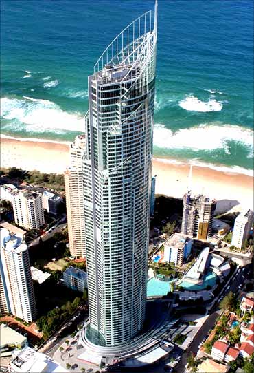 Queensland Number One or Q1 is located in Surfers Paradise, on the Gold Coast. It is the tallest building in Australia