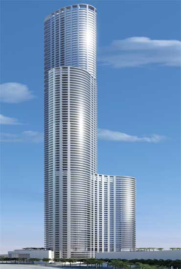 The 1,450-feet (442 metre) WorldOne will come up at Worli on a 17-acre plot.