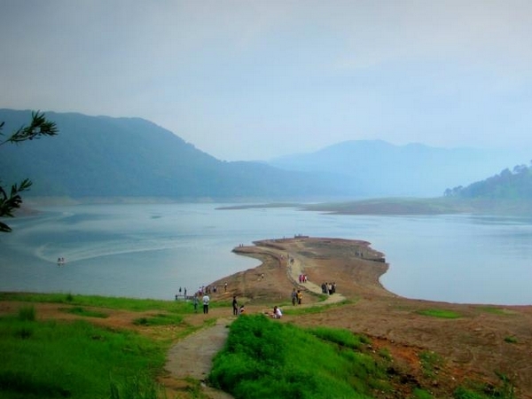Barapani Lake on the outskirts of Shillong, Meghalaya