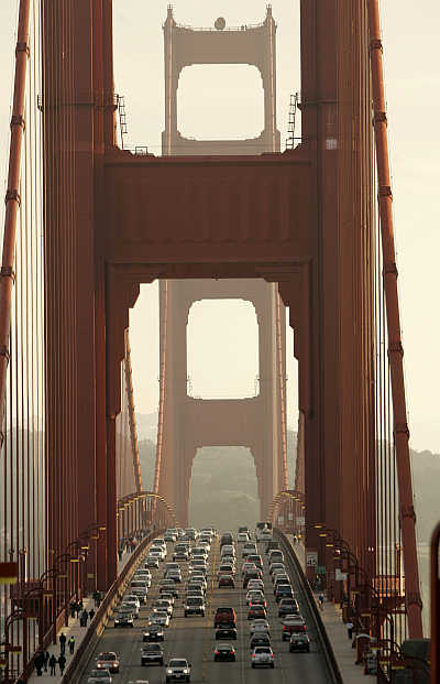 Golden Gate Bridge in San Francisco, California